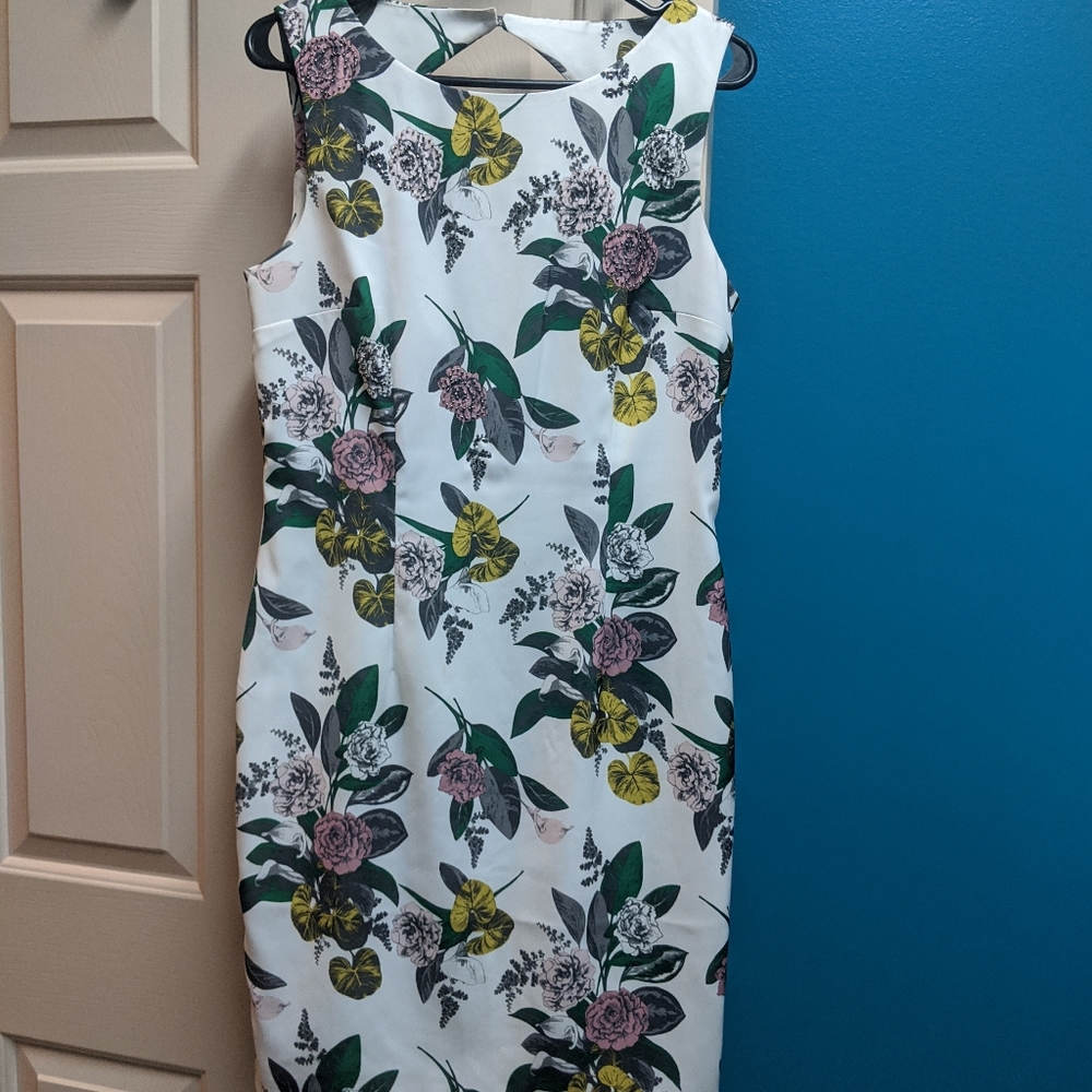 Floral multi colored dress